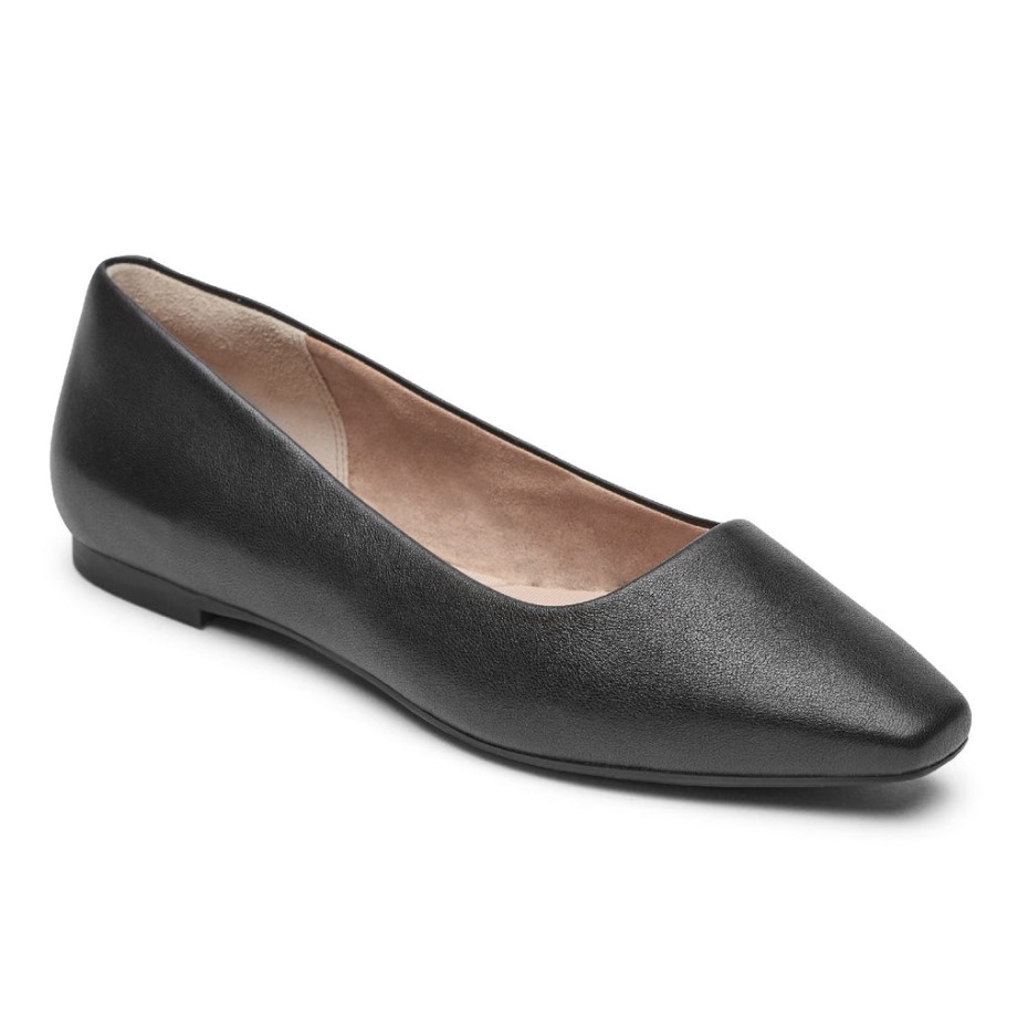 Rockport Mujer Total Motion Laylani Llano Ballet Flat Negro