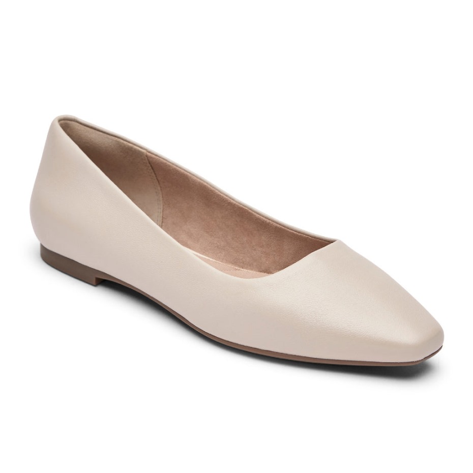 Rockport Mujer Total Motion Laylani Llano Bailarina Flat Vainilla