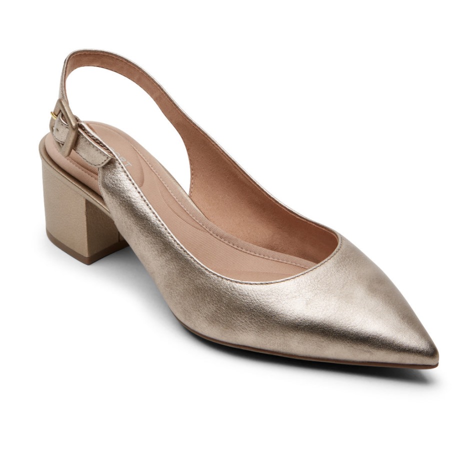Rockport Mujer Total Motion Noelle Tacón Slingback Starlight