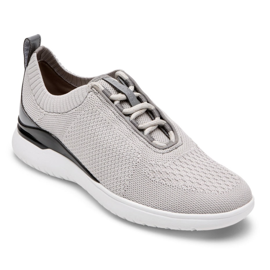 Zapatillas Deportivas De Punto Rockport Total Motion Para Mujer Punto Gris