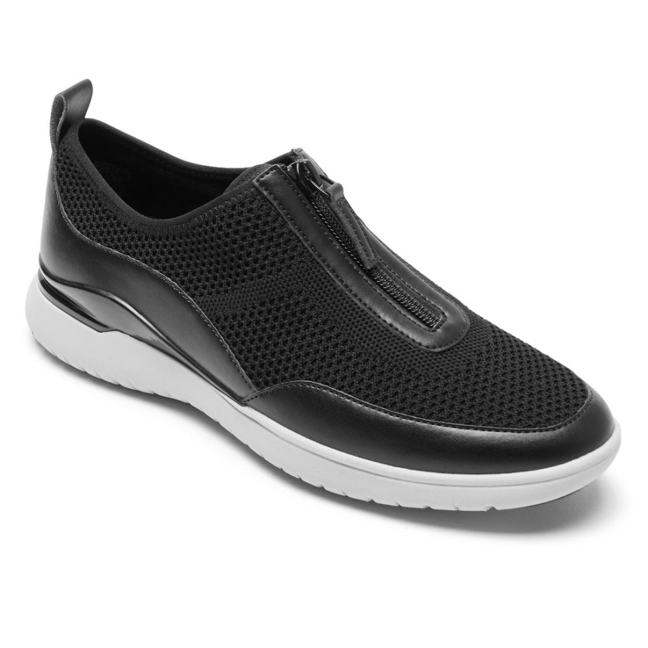Zapatillas Deportivas Rockport Mujer Total Motion Sport Zip Negro