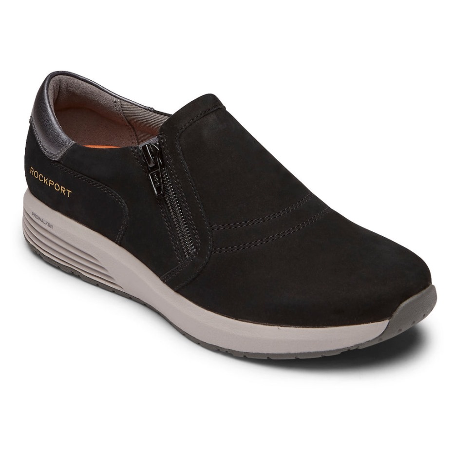 Zapatillas Rockport Mujer Trustride Prowalker Slip-on Negro