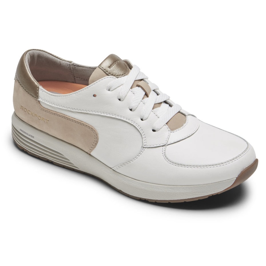 Zapatillas Rockport Mujer Trustride Prowalker Blancas