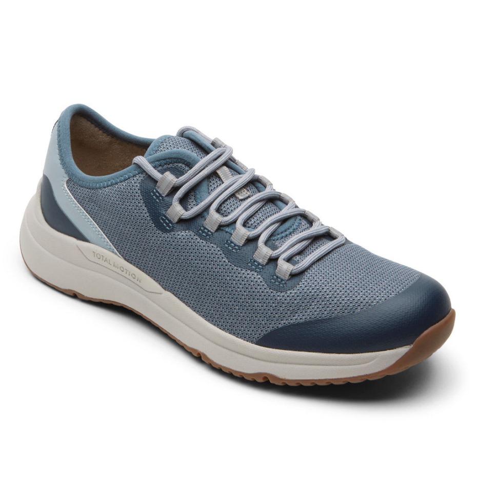 Rockport Mujer Xcs Total Motion Trail Con Cordones Azul Pizarra Resistente Al Agua Eco