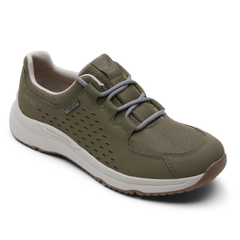 Zapatillas Rockport Mujer Xcs Total Motion Trail Impermeable Oliva Eco