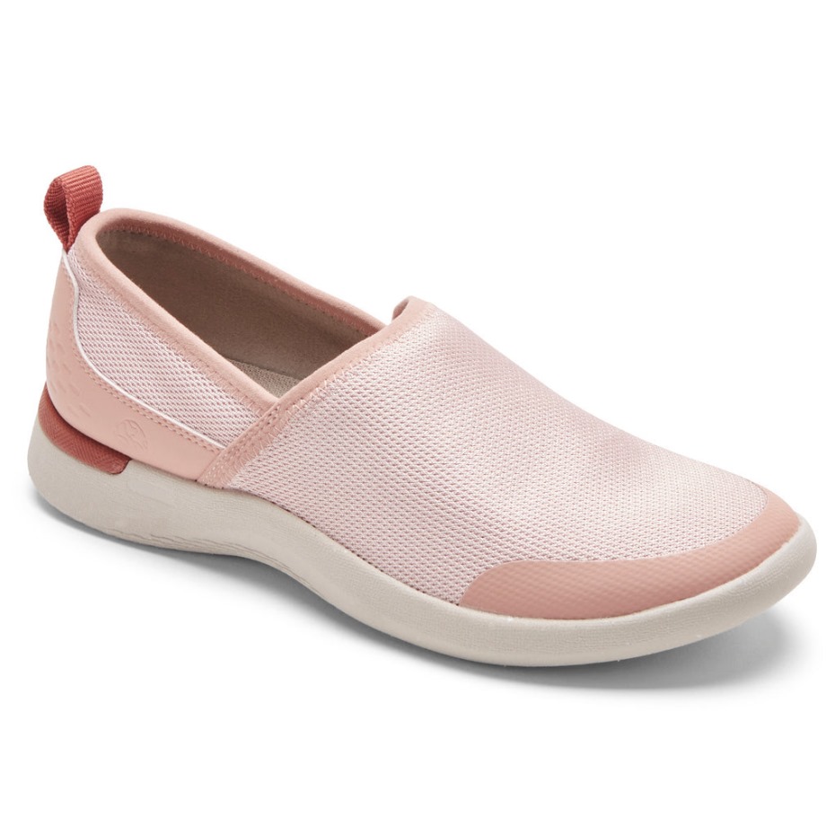 Rockport Mujer Truflex Fly Tejido Lavable Slip-on Rosa Tejido Lavable